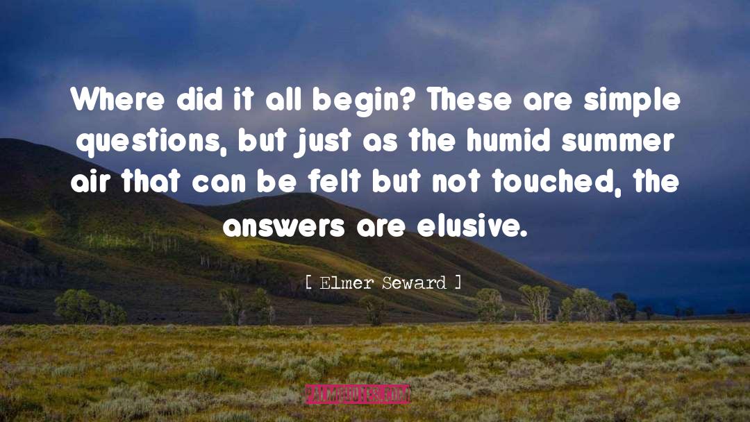 Summer Air quotes by Elmer Seward