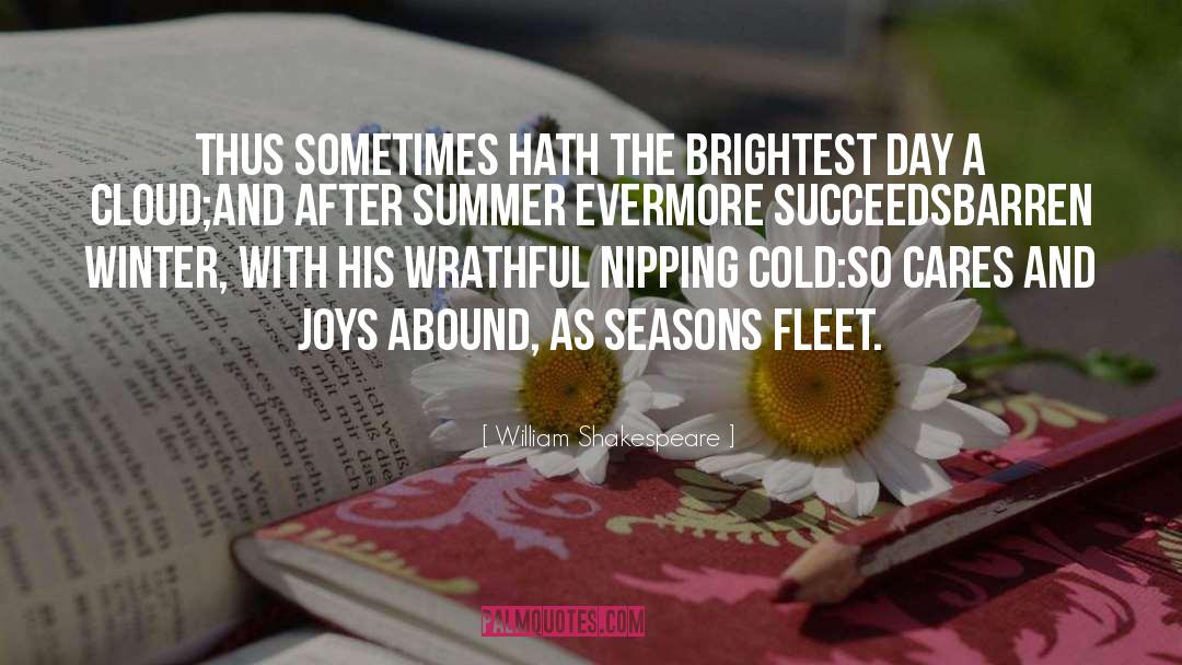Summer And Winter quotes by William Shakespeare