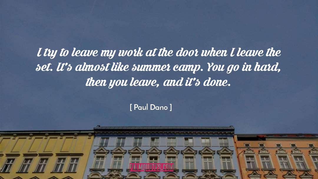 Summer Camp quotes by Paul Dano