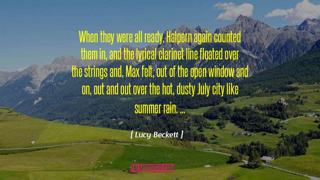 Summer City quotes by Lucy Beckett