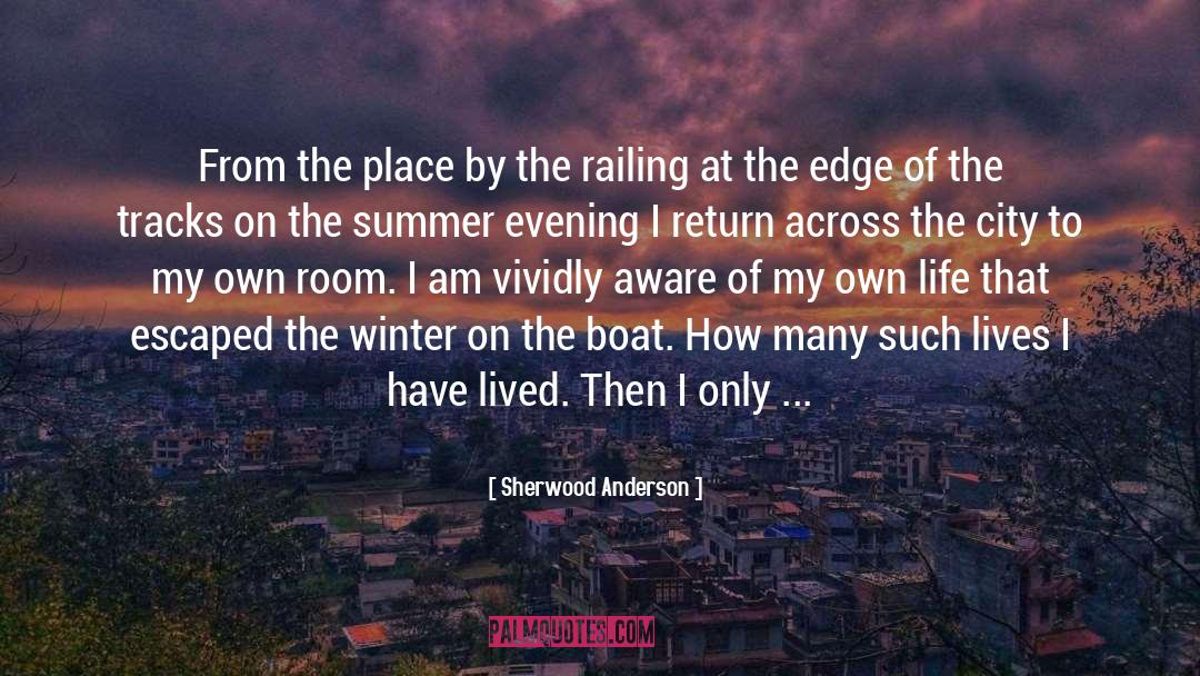 Summer Evening quotes by Sherwood Anderson