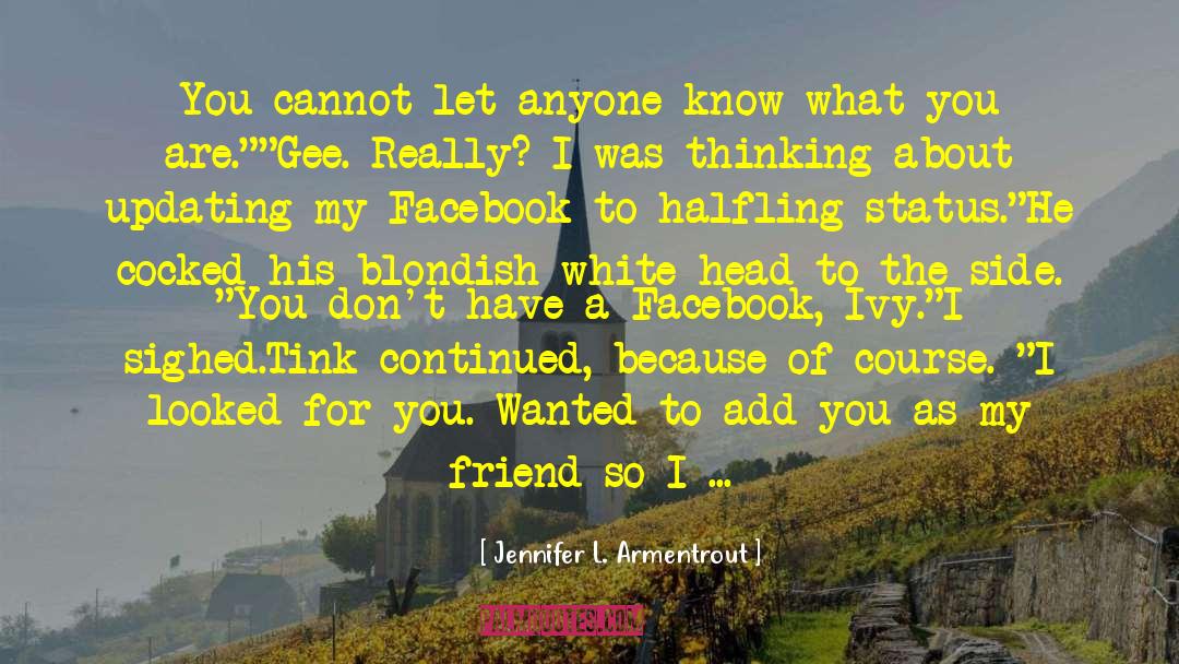 Summer Facebook Status quotes by Jennifer L. Armentrout