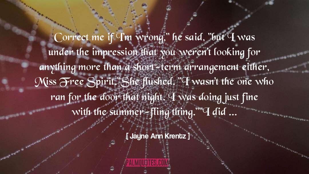 Summer Fling quotes by Jayne Ann Krentz
