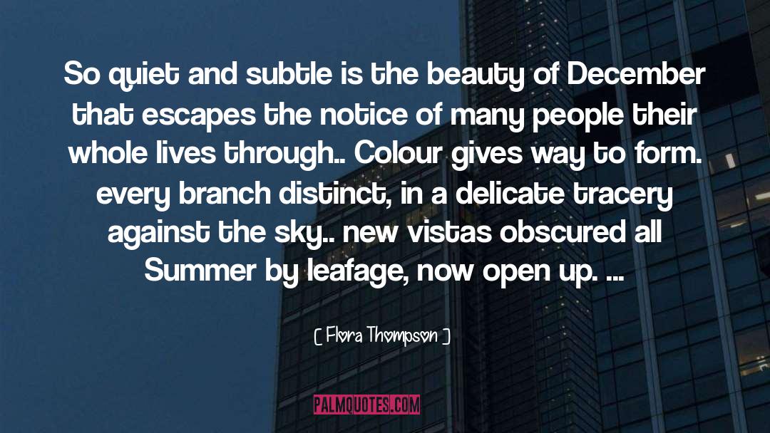 Summer Four quotes by Flora Thompson