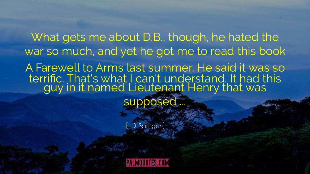 Summer Knight quotes by J.D. Salinger