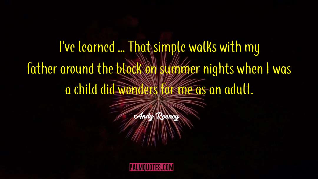 Summer Nights quotes by Andy Rooney