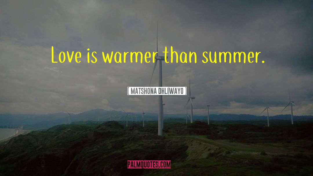 Summer Nights quotes by Matshona Dhliwayo