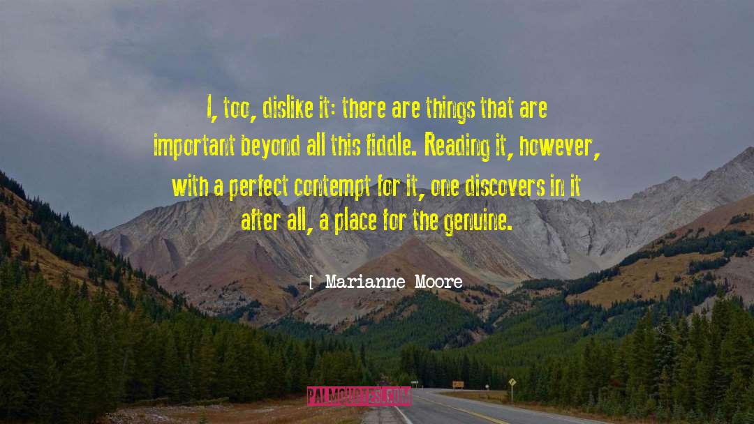 Summer Reading quotes by Marianne Moore