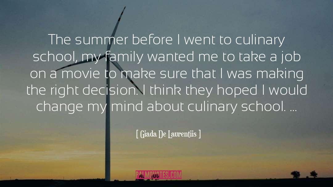 Summer School quotes by Giada De Laurentiis