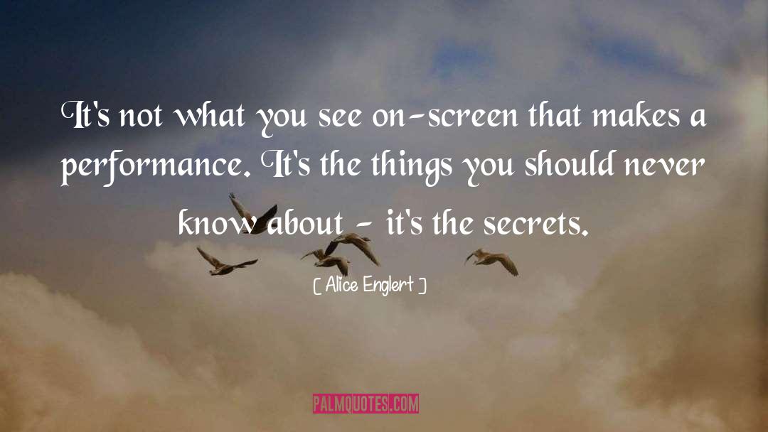 Summer Secrets quotes by Alice Englert