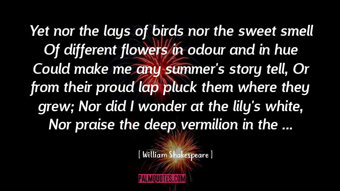 Summer Sweet quotes by William Shakespeare