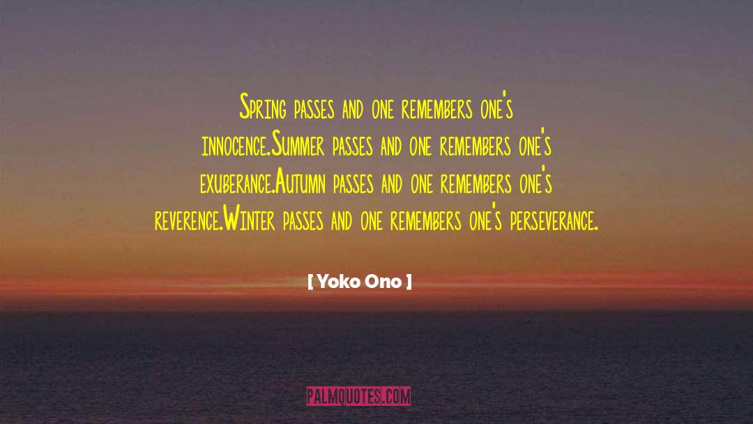 Summer Time quotes by Yoko Ono