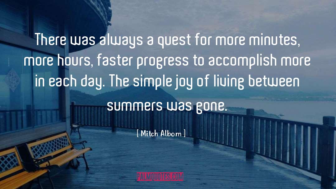 Summers quotes by Mitch Albom