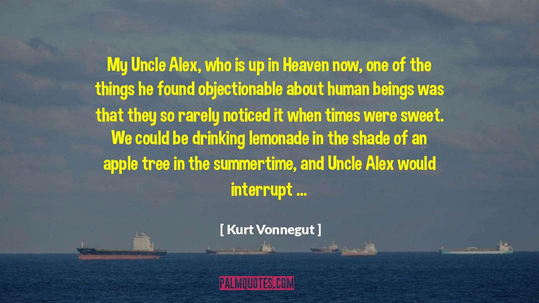 Summertime quotes by Kurt Vonnegut