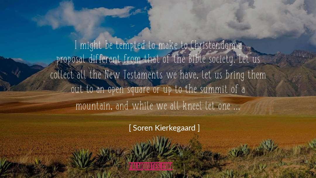 Summiting A Mountain quotes by Soren Kierkegaard