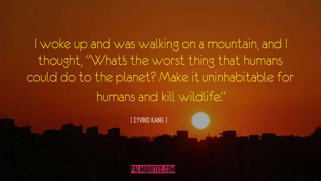 Summiting A Mountain quotes by Eyvind Kang