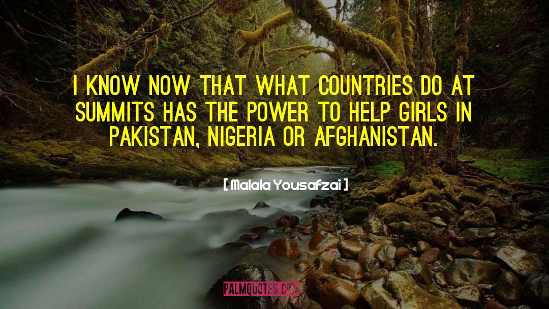 Summits quotes by Malala Yousafzai
