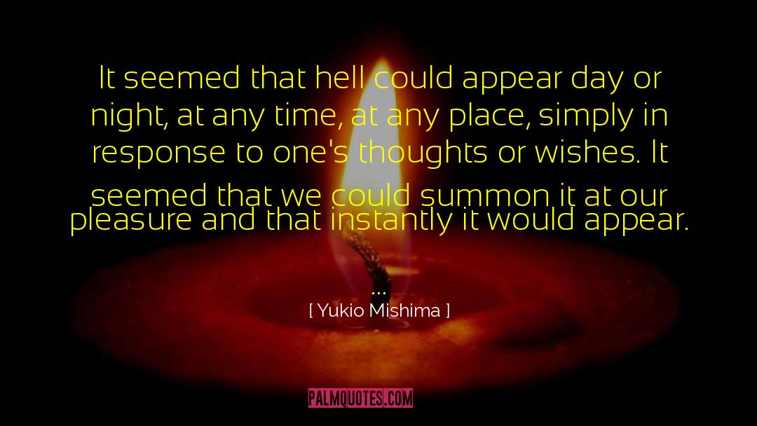 Summon quotes by Yukio Mishima