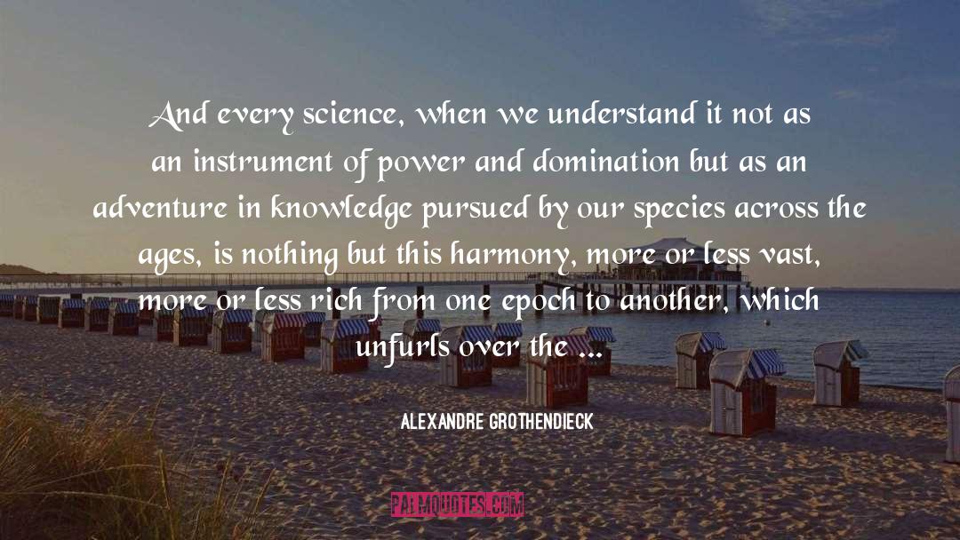 Summoned quotes by Alexandre Grothendieck