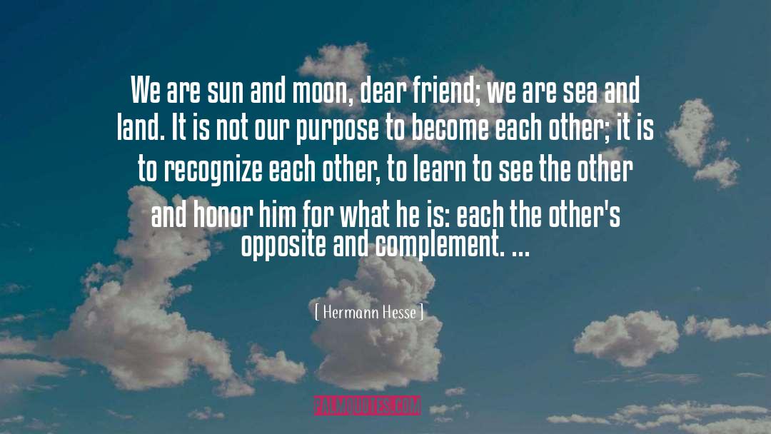 Sun And Moon quotes by Hermann Hesse