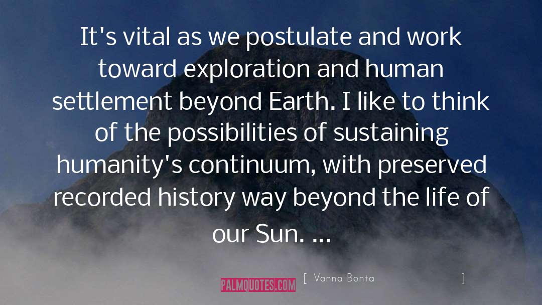 Sun Earth Moon quotes by Vanna Bonta