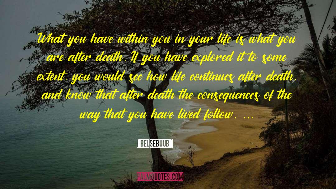 Sun Life And Death Spirituality quotes by Belsebuub