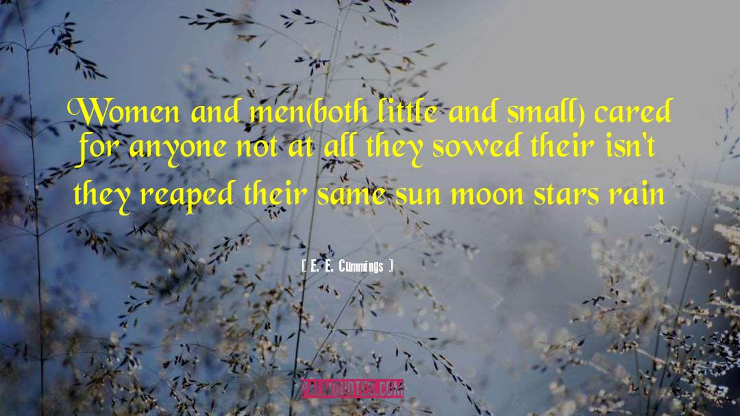 Sun Moon quotes by E. E. Cummings