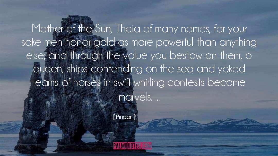 Sun Sea quotes by Pindar