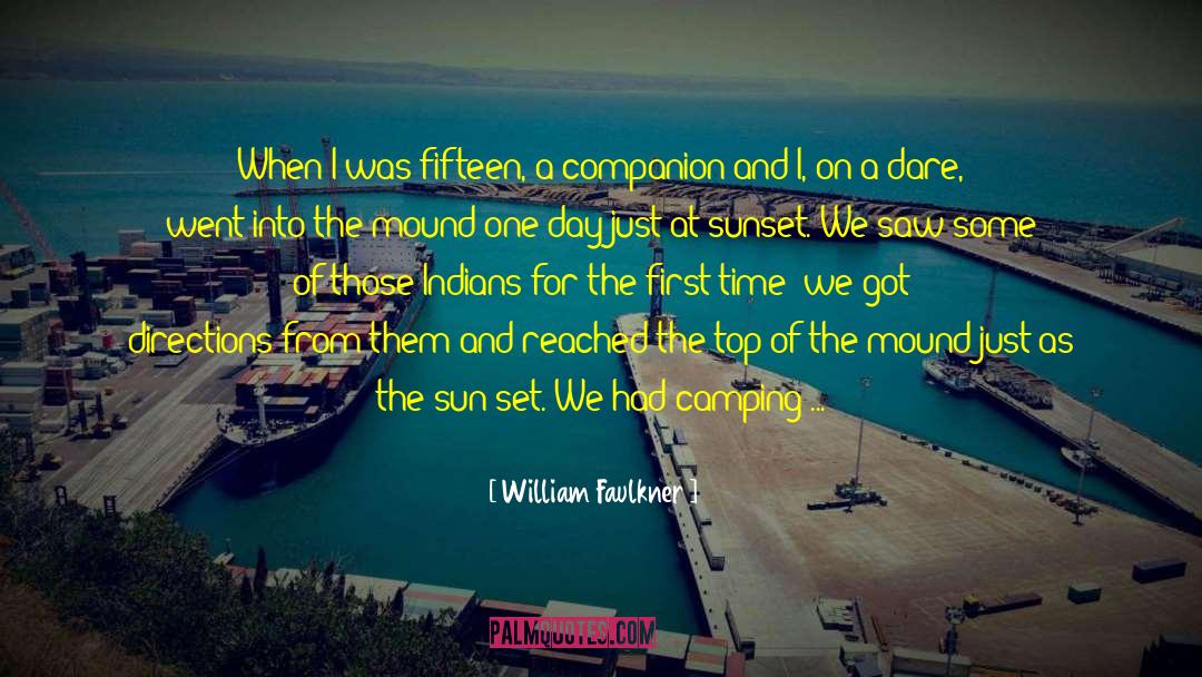 Sun Set quotes by William Faulkner