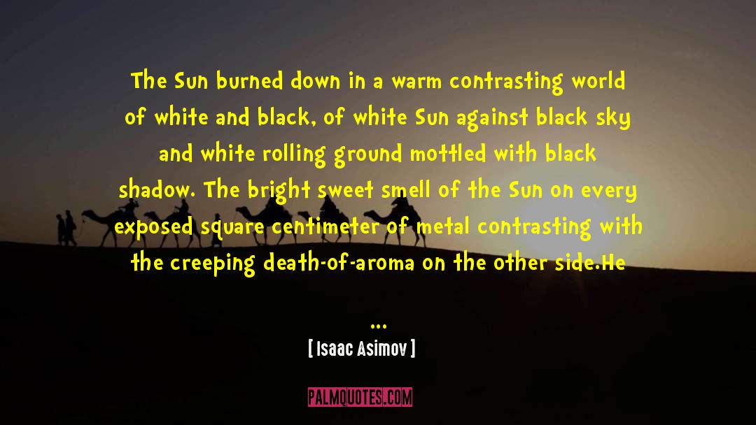 Sun Setting quotes by Isaac Asimov