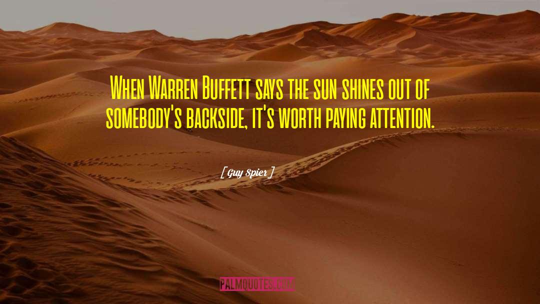 Sun Shines quotes by Guy Spier