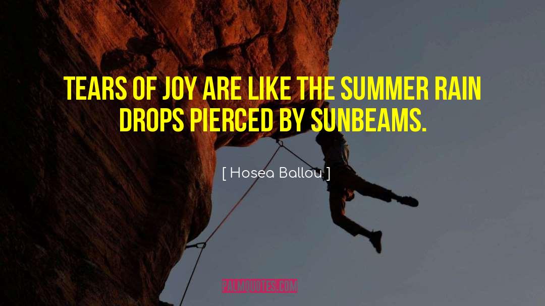 Sunbeams quotes by Hosea Ballou