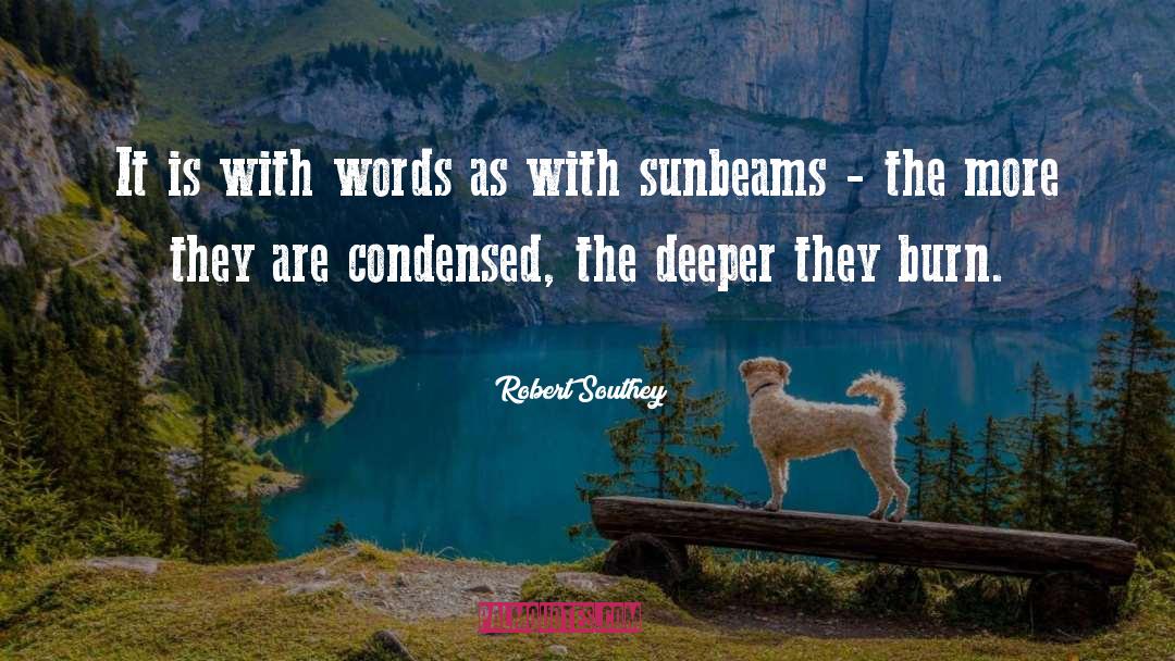 Sunbeams quotes by Robert Southey