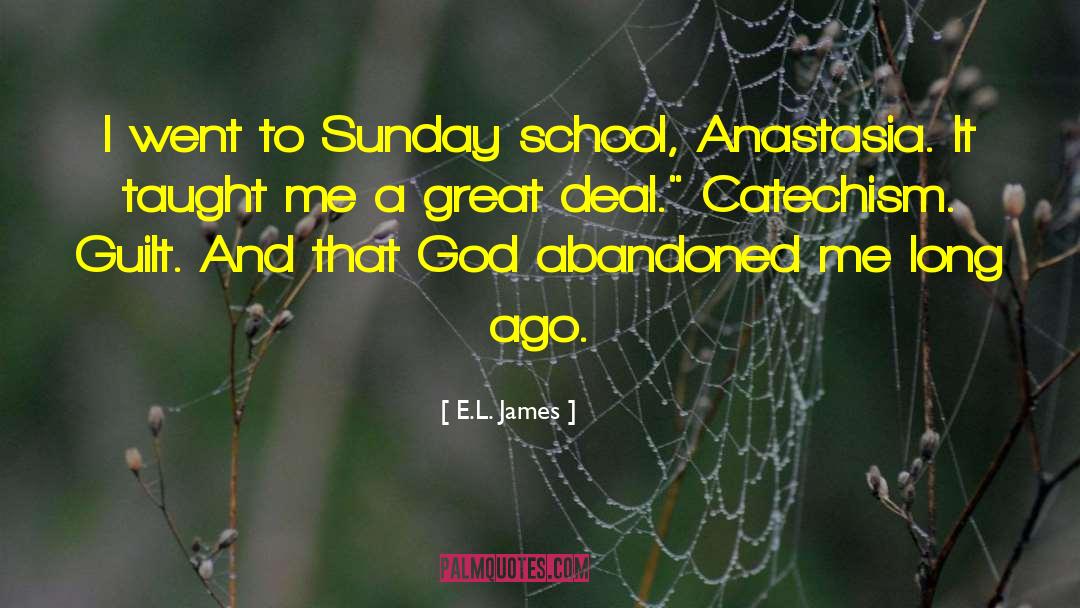 Sunday School quotes by E.L. James