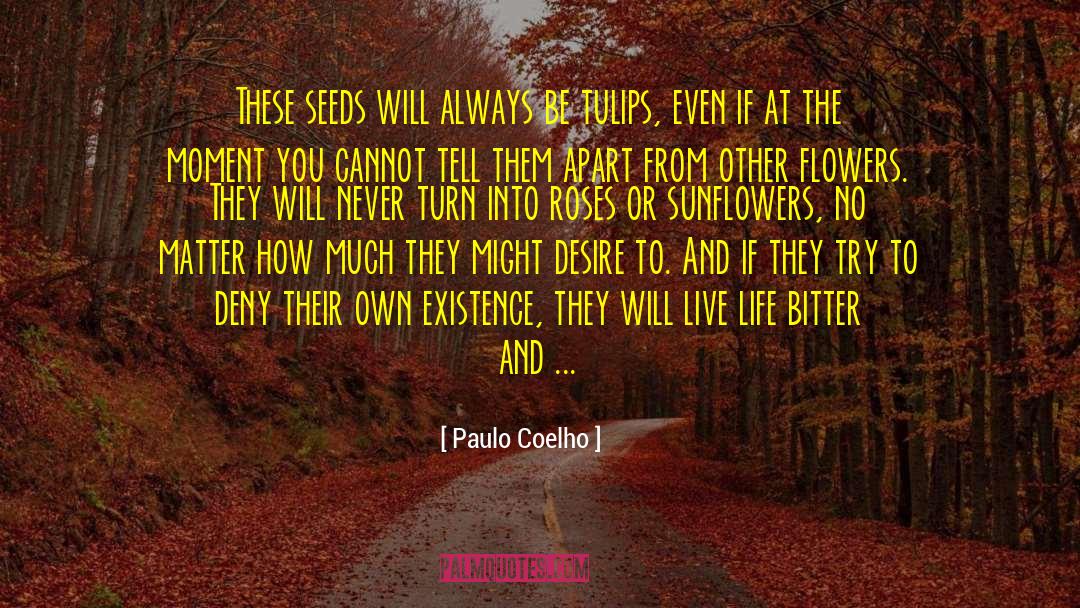 Sunflowers quotes by Paulo Coelho