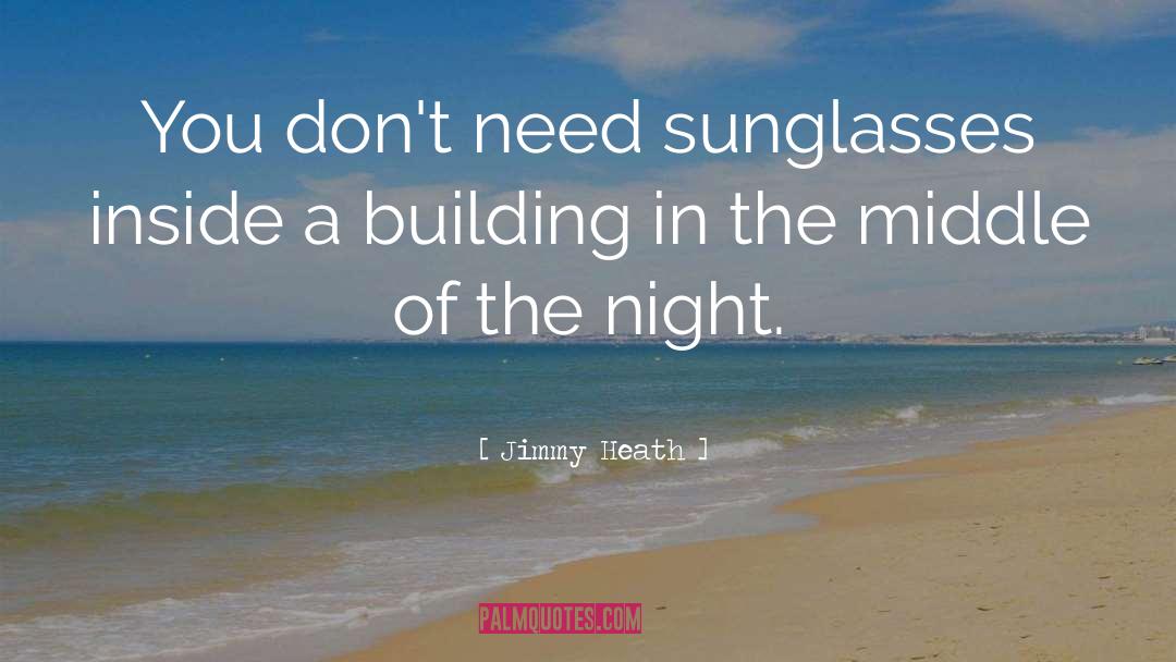 Sunglasses quotes by Jimmy Heath