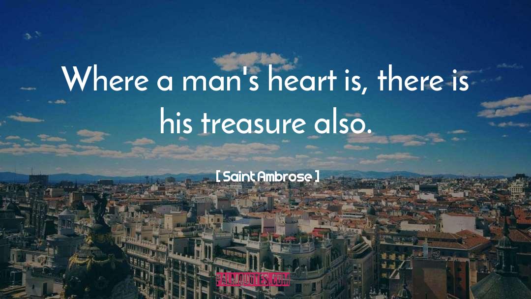 Sunken Treasure quotes by Saint Ambrose