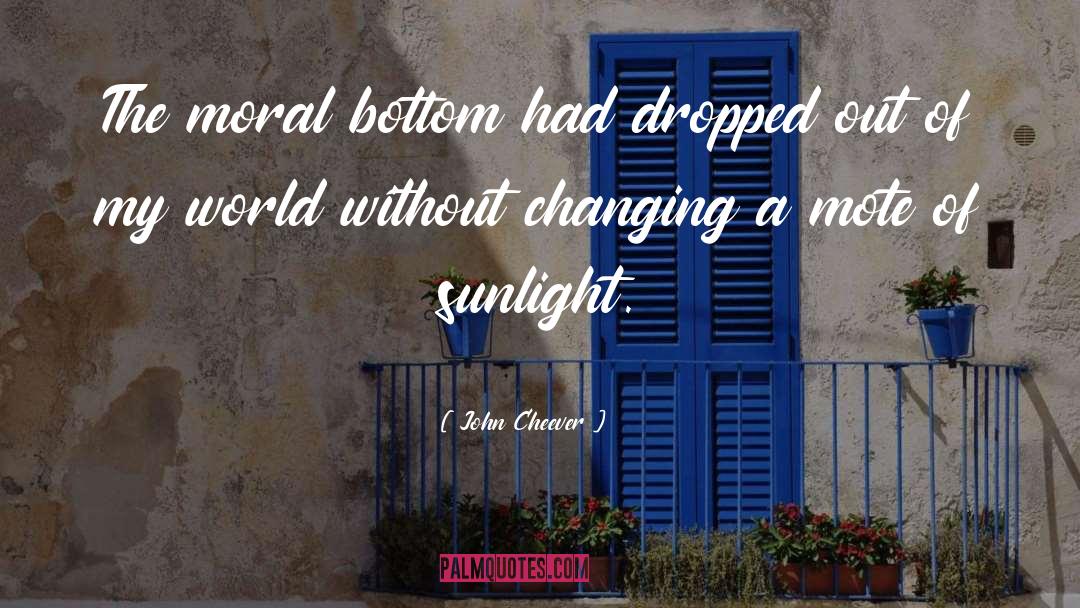 Sunlight Sunset quotes by John Cheever