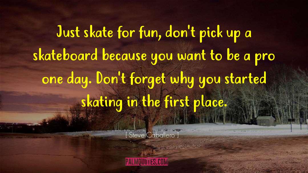 Sunlike Skateboard quotes by Steve Caballero