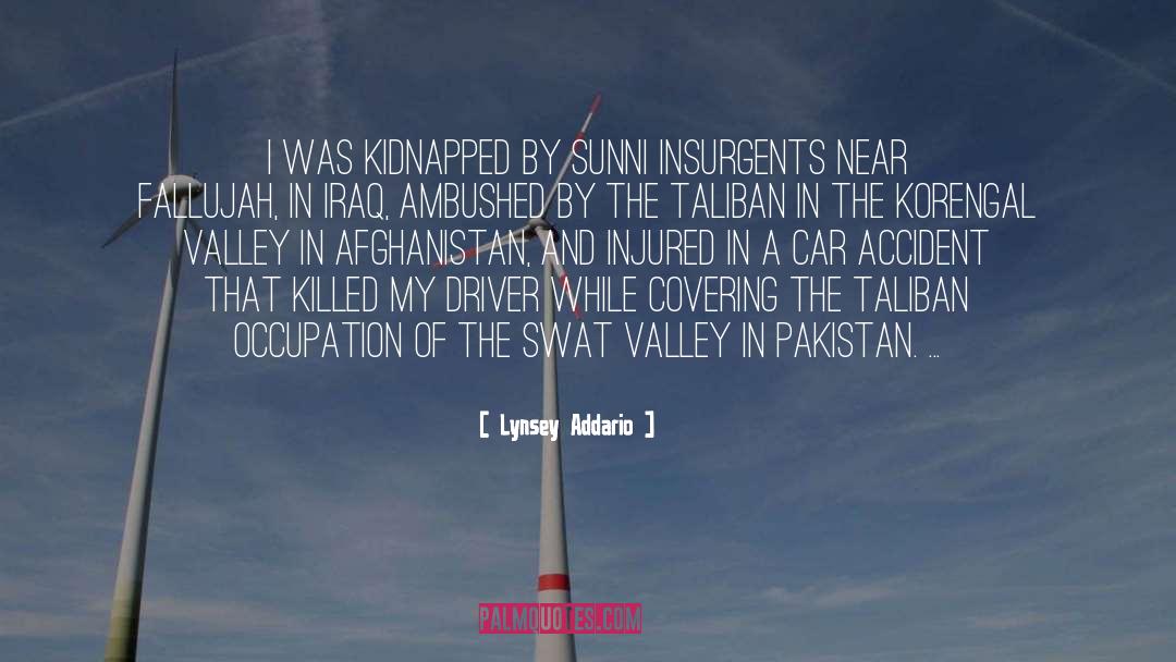 Sunni quotes by Lynsey Addario