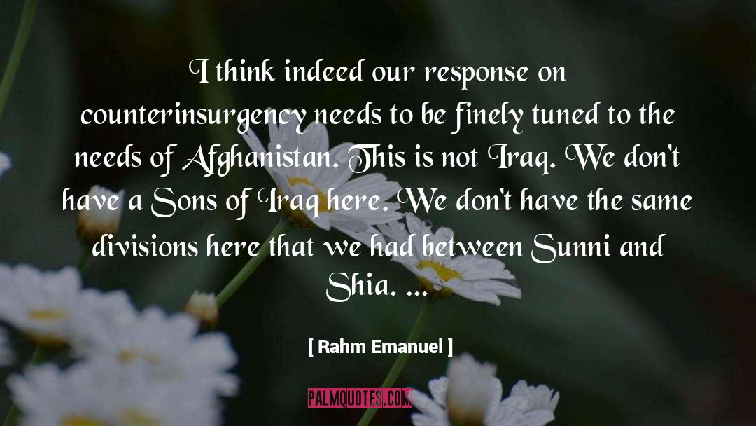 Sunni quotes by Rahm Emanuel