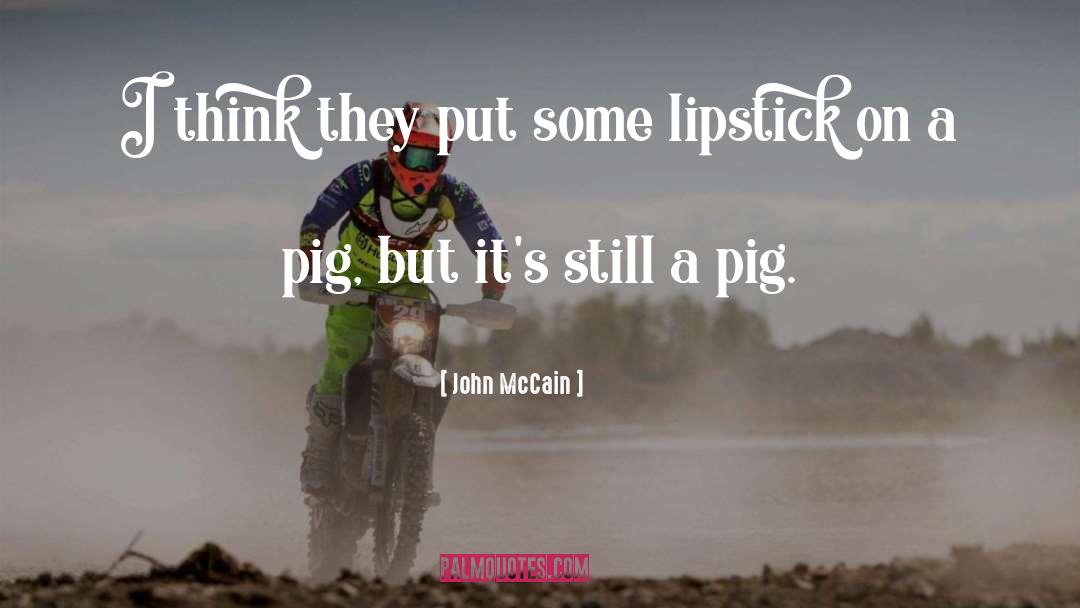 Sunnies Lipstick quotes by John McCain