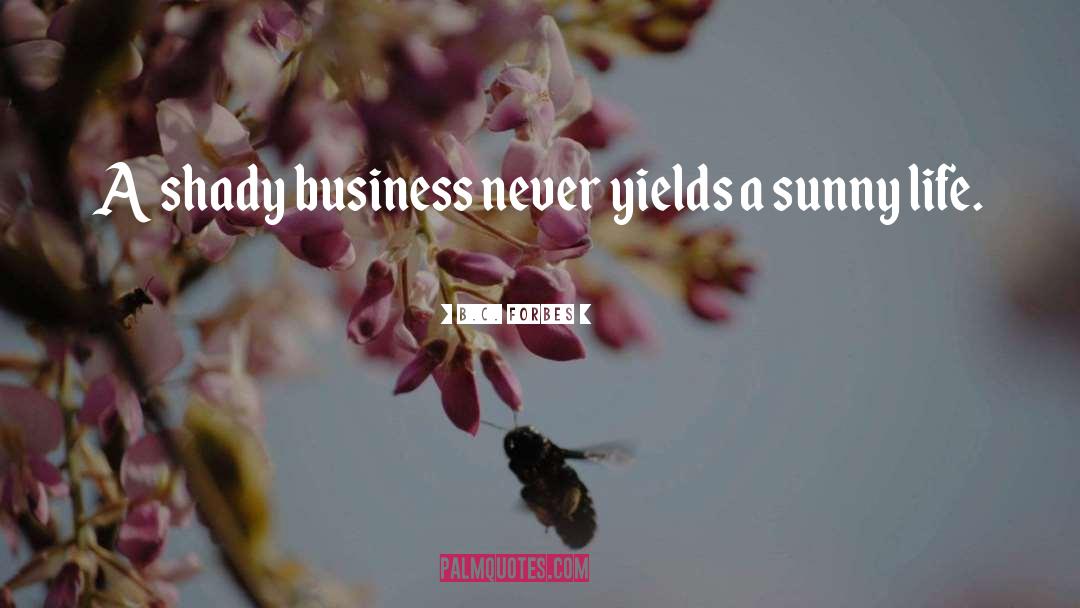 Sunny Day quotes by B.C. Forbes