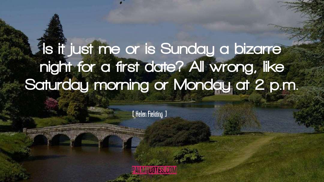 Sunny Sunday Morning quotes by Helen Fielding
