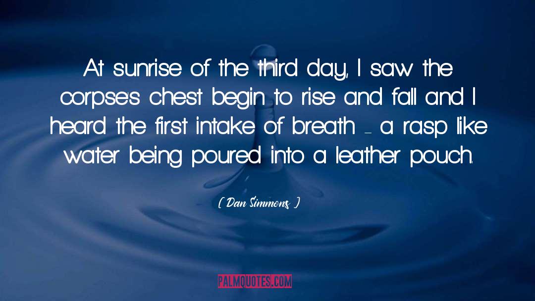 Sunrise And Sunset quotes by Dan Simmons