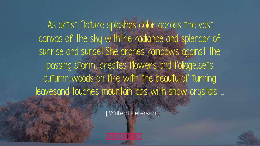 Sunrise And Sunset quotes by Wilferd Peterson