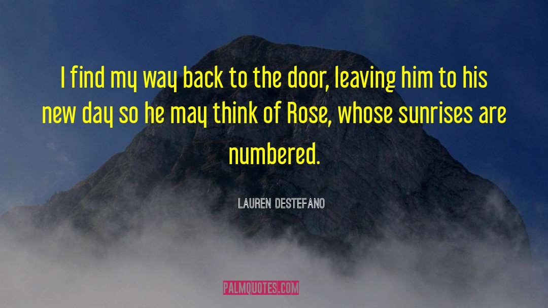 Sunrises quotes by Lauren DeStefano
