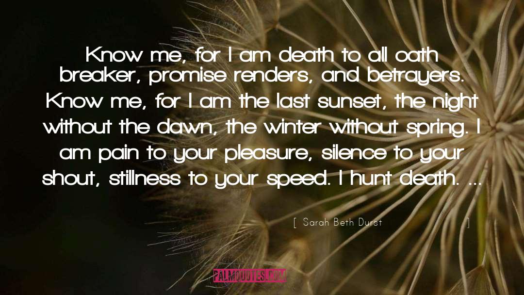 Sunset Death quotes by Sarah Beth Durst