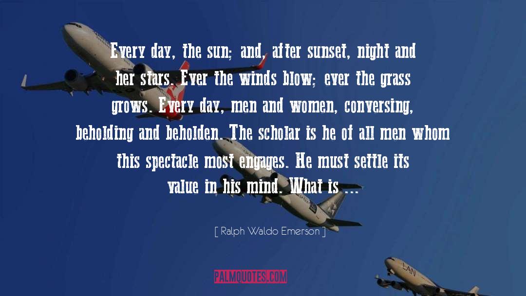 Sunset Laws quotes by Ralph Waldo Emerson