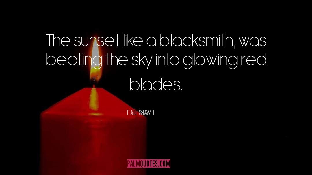 Sunset quotes by Ali Shaw